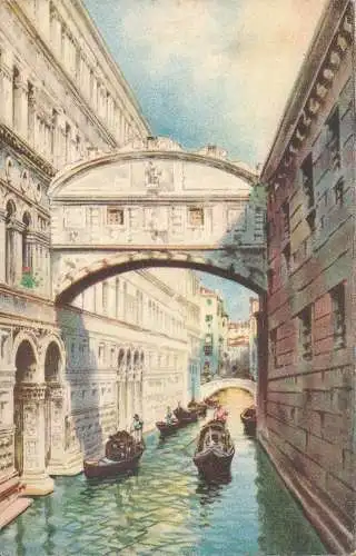 PC46062 Venedig. Seufzerbrücke. A. Kroketten