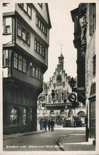 PC45922 Frankfurt a. M. Romer Bombe Alten Markt. M. Jacobs. Nr. 418. RP