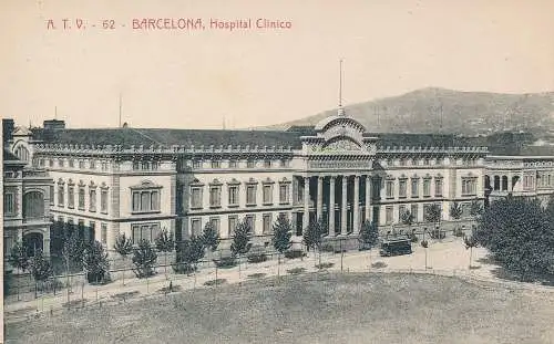 PC46213 Barcelona. Klinik Jospital. A. Toldra Viazo. Nr. 62. B. Hopkins