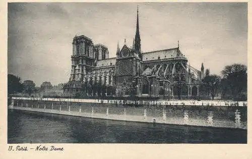 PC45943 Paris. Notre Dame. Kunst und Technik