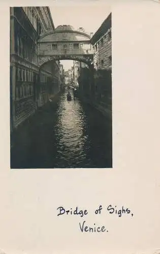 PC45359 Seufzerbrücke. Venedig. 1925