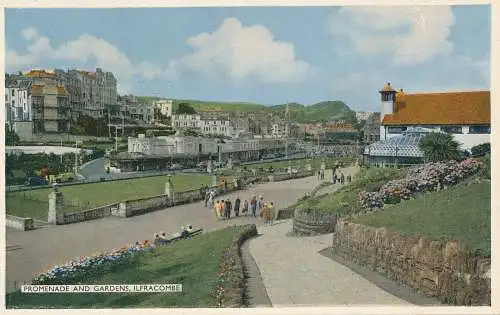 PC45748 Promenade und Gärten. Ilfracombe. Dennis