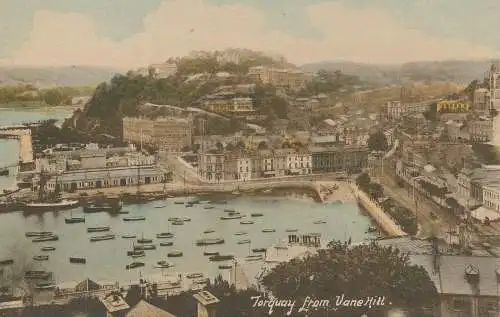 PC45514 Torquay von Vane Hill. W.C. Edward