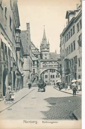 PC46866 Nürnberg. Rathausgasse. Nr. 2209. B. Hopkins