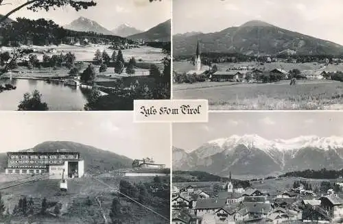 PC45963 Igls 870m Tirol. Multi-View. Schollhorn. RP. 1958