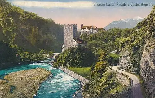 PC46178 Bozen. Castel Novale und Castel Roncolo. Photoglob. B. Hopkins