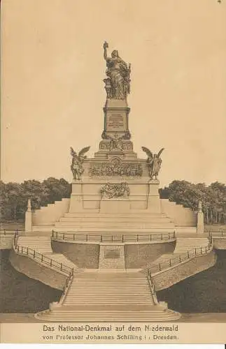 PC46956 Das nationale Denkmal auf dem Niederwald von Professor Johannes Schilling