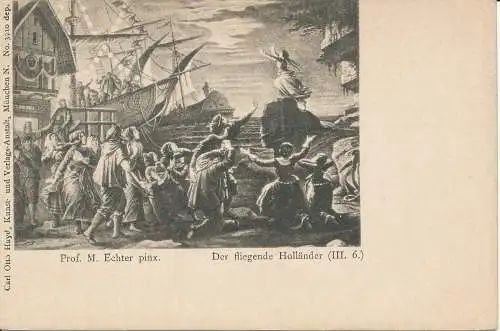 PC46937 Der Fliegende Hollander. E. Echter. Carl Otto Hayd. B. Hopkins