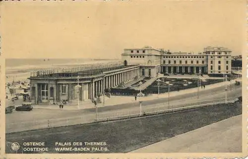 PC46014 Ostende. Palais des Thermes. Ern. Thill. Nels