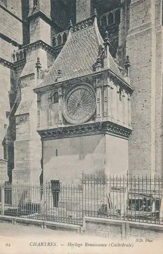 PC46427 Chartres. Renaissanceuhr. Kathedrale. Nr. 94. B. Hopkins