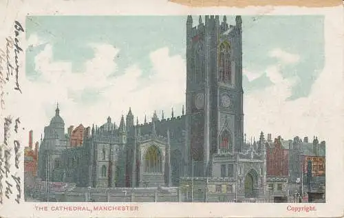 PC45754 Die Kathedrale. Manchester. 1905