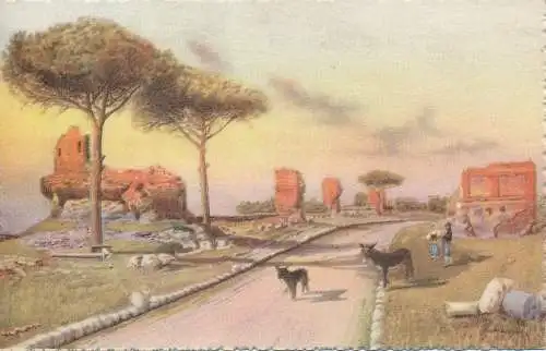 PC46174 Rom. Via Appia. A. Kroketten. B. Hopkins