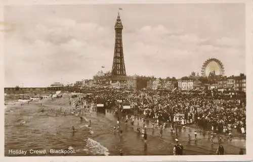 PC45629 Urlaubspublikum. Blackpool. RP. 1929