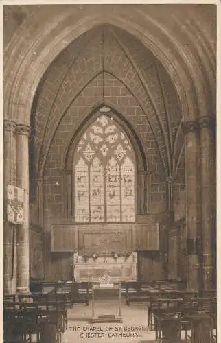 PC45889 Die Kapelle St. George. Kathedrale von Chester. Phillipson und Golder