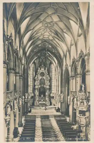 PC46512 Koln a. Rhein. Marla Himmelfahrtskirche. Innen. Stengel. RP