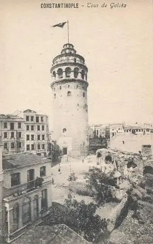 PC46372 Konstantinopel. Turm von Galata. B. Hopkins