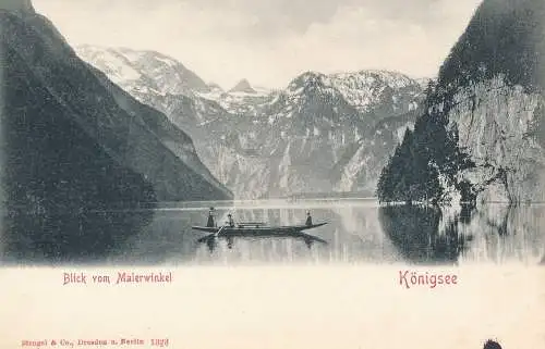 PC46662 Blick vom Malerwinkel. Königsee. Stengel. B. Hopkins