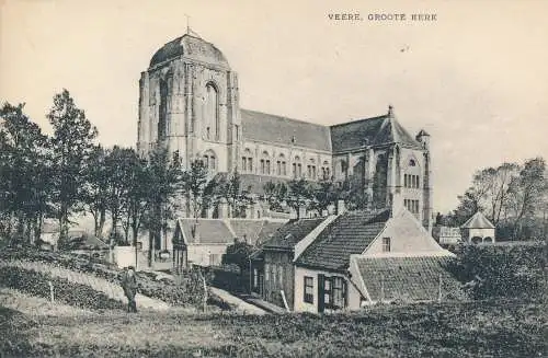 PC46154 Veere. Groote Kerk. F.B. den Buren