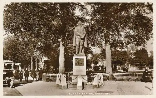 PC45870 Bunyan Statue. Bedford. RP