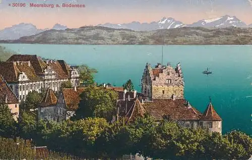 PC45960 Meersburg a. Bondensee. Photoglob. Nr. 30196