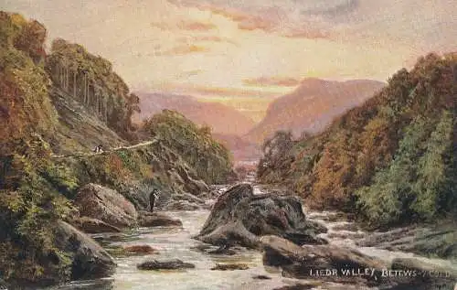 PC45770 Liedr Valley. Bettws Y Coed. Hildesheimer. Nr. 5321