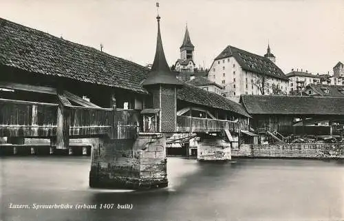 PC46397 Luzern. Spreuerbrucke. Photoglob. Nr. 202. B. Hopkins