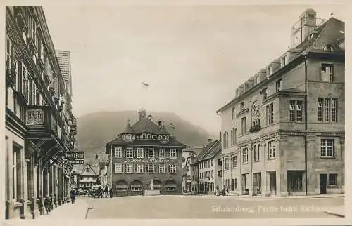 PC46460 Schramberg. Teil beim Rathaus. Metz. B. Hopkins