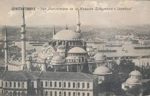 PC46370 Konstantinopel. Panoramablick auf die Süleymanische Moschee. Istanbul. B. H