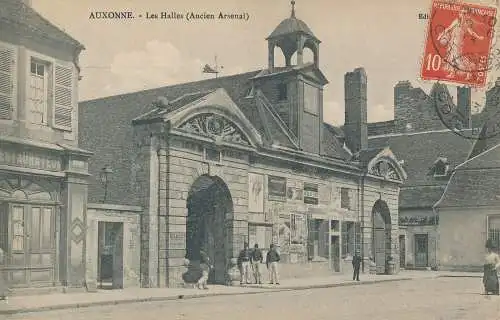 PC46801 Auxonne. Les Halles. Altes Arsenal. 1913. B. Hopkins