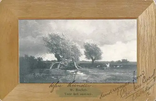 PC47057 W. Roelofs. Voor Het Onweer. 1906