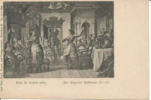 PC46935 Der Fliegende Hollander. E. Echter. Carl Otto Hayd. Nr. 3217. B. Hopkins