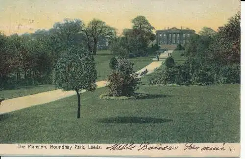 PC00003 Villa. Roundhay Parl. Leeds. 1904