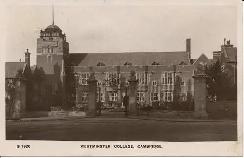 PC00386 Westminster College. Cambridge. 1909. RP