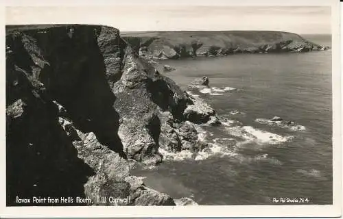 PC00204 Navax Point aus Hells Mouth. NW Cornwall. Penpol