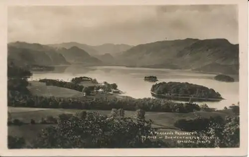 PC00496 Eine friedliche Aussicht. Derwnwasser. Keswick. RP