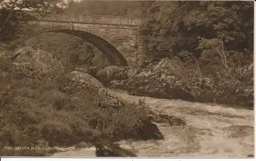 PC00064 Biberbrücke. Bettws und Coed. Richter 7501