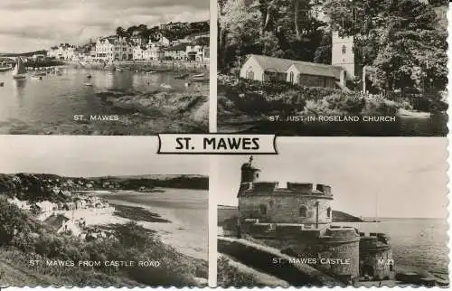 PC00134 St. Mawes. Multi-View. 1960. RP