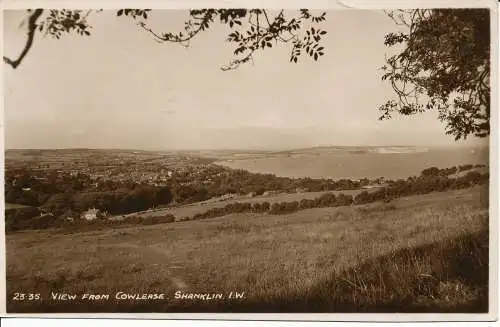 PC00461 Ansicht von Cowlerse. Shanklin. I.o.W. 1937. RP