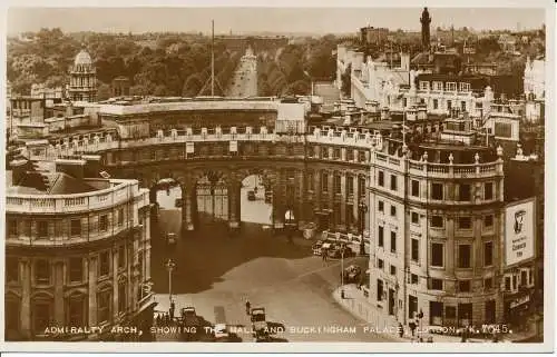 PC00279 Admiralty Arch. Einkaufszentrum und Buckingham Palace. RP