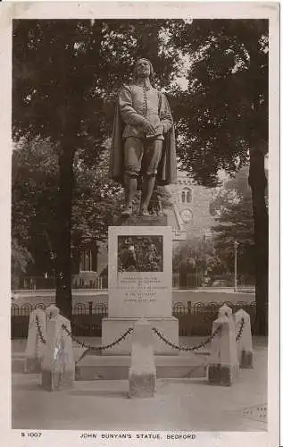 PC00436 John Bunyans Statue. Bedford. Kingsway RP Serie