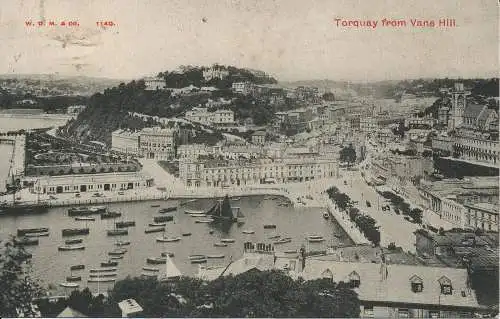 PC01261 Torquay von Vane Hill. W.D.M. und CO