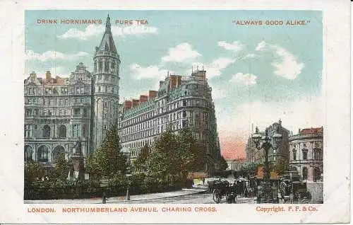 PC01361 London. Northumberland Avenue. Charing Cross. F.F. und Co