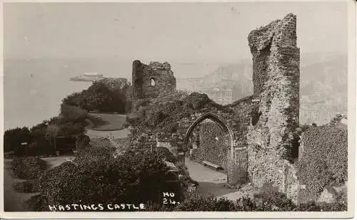 PC00971 Hastings Castle. 1914. RP