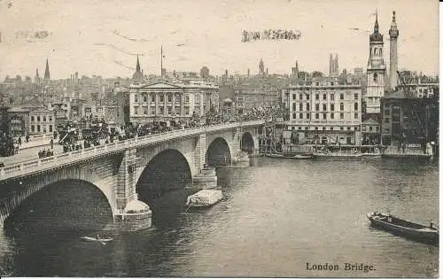 PC01311 London Bridge. 1919. J. Burroughs und Co