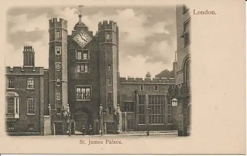 PC01356 St. James Palace. London. Die Schraubenschlüssel-Serie 589