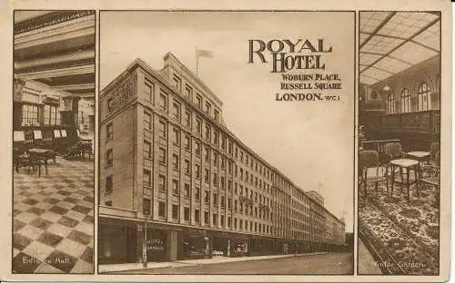 PC01426 Royal Hotel. Woburn Place. Russell Square. London