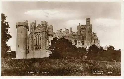 PC01078 Schloss Arundel. 1958. RP