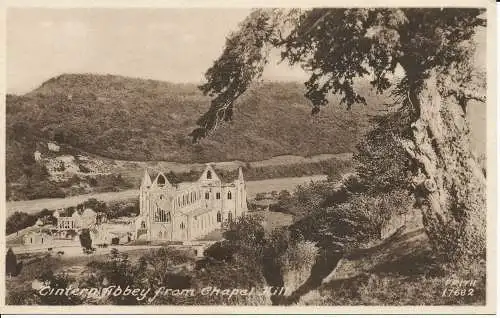 PC01492 Tintern Abbey von Chapel Hill. Frith