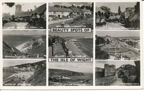 PC01033 Isle of Wight. Multi-View. 1964. RP