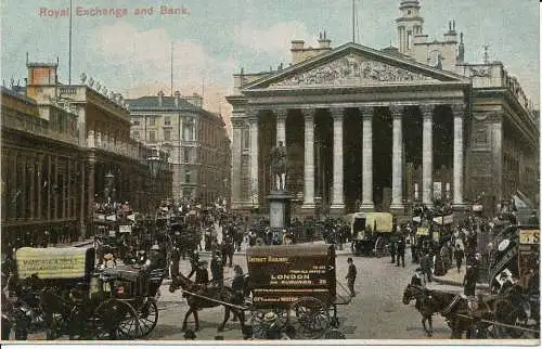 PC01418 Royal Exchange and Bank. London